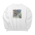 cinemaの祈りくん Big Crew Neck Sweatshirt