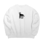 Gra Gra Grazie.のらくがきねこたん(ロゴ入り) Big Crew Neck Sweatshirt