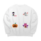 徒然ドッド.のハロウィンカルテット Big Crew Neck Sweatshirt