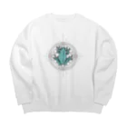 TSUKIKOU SHOP のカエル Big Crew Neck Sweatshirt