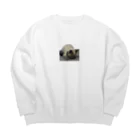 蓬のうとうとレタスくん Big Crew Neck Sweatshirt