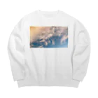 天使のいる街の秋の天使 Big Crew Neck Sweatshirt