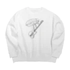 チンパンジーマートのノミ Big Crew Neck Sweatshirt