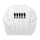 yajicongoodayのLots of Ring!Ring! Big Crew Neck Sweatshirt