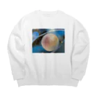 ただのわえの前向き Big Crew Neck Sweatshirt