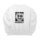 さくたろうのmonkey 猿 Big Crew Neck Sweatshirt