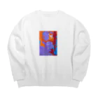 AtelierT（キッズアトリエT）のAge3「お母さんとおままごと」 made by A Big Crew Neck Sweatshirt