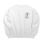 たけにゃんたちのグッズのたけにゃんアイテム① Big Crew Neck Sweatshirt