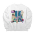 𝙈𝙊𝙈𝙊'𝙨 𝙎𝙝𝙤𝙥のanime Big Crew Neck Sweatshirt