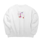 ゆずずショップのトリック・オア・トリート　ねこ Big Crew Neck Sweatshirt