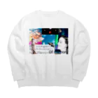 Lela1のOf memory Big Crew Neck Sweatshirt