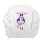 social suicideのめいどうさが〜る Big Crew Neck Sweatshirt