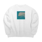 ヤマ家のシロイルカ Big Crew Neck Sweatshirt