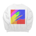 iRoPpA いろっぱの色 Big Crew Neck Sweatshirt