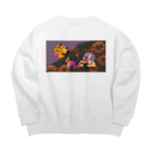 𝙈𝙊𝙈𝙊'𝙨 𝙎𝙝𝙤𝙥のHappy Halloween #05 Big Crew Neck Sweatshirt