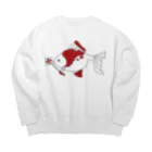 Amiの風車白金魚 Big Crew Neck Sweatshirt