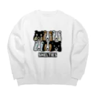 イニミニ×マートのシェルティーず Big Crew Neck Sweatshirt