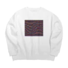 テンタカーク・ウマコユール商店のかぜがふけばおけやがも…（butterfly effe…） Big Crew Neck Sweatshirt