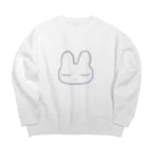 あくむ病院のおやすみうさぎちゃん Big Crew Neck Sweatshirt