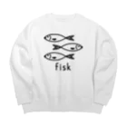 おさかな大好きFISKのおさかな大好きFISK ビッグシルエットスウェット