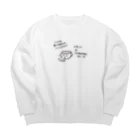 aisansのミルクカップボーイ Big Crew Neck Sweatshirt