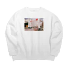 へちまのアジトのこっちのオリンピック Big Crew Neck Sweatshirt