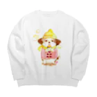 シーズー愛に溢れた場のほっこりシーズー Big Crew Neck Sweatshirt