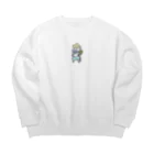 Fortuna_SaunaのFortunaビッグシルエットスウェット Big Crew Neck Sweatshirt