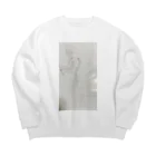 honey bunnyのドレス 、後ろ姿 Big Crew Neck Sweatshirt