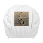 RINちゃんのLife is just a journey.人生ってまさに旅ね。 Big Crew Neck Sweatshirt