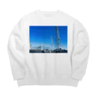 さくらもちの無機質と空 Big Crew Neck Sweatshirt