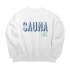 SNOW LIFE JOURNEYのSAUNA LIFE サウナライフ。 Big Crew Neck Sweatshirt