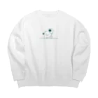 穂の湯のいつでも支えるよ Big Crew Neck Sweatshirt