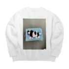 ハワイの犬のうしのプレパラート Big Crew Neck Sweatshirt