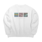 CHILL ART CLUBの📈バイオリズム📉 Big Crew Neck Sweatshirt