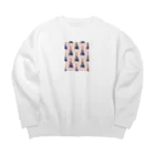 Hummingbirdのカラフルタワー Big Crew Neck Sweatshirt