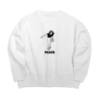 ロイヤルトサの55ショッピングのPEACE Big Crew Neck Sweatshirt