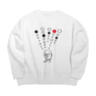 khgchrのtanka／オオサンショウウオ Big Crew Neck Sweatshirt