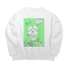 【Yuwiiの店】ゆぅぅぃーのうさ恋★愛してる　クローバー Big Crew Neck Sweatshirt