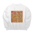 芸術家ノムラトモヒロの「ある景色」 Big Crew Neck Sweatshirt