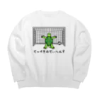 ナチュラルサトシのめへのてっぺきのでぃへんす Big Crew Neck Sweatshirt