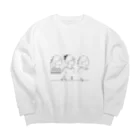 ええやんけプロダクションの恋よりも花 Big Crew Neck Sweatshirt