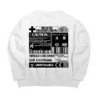 エゴイスト乙女の「輸血パック」 Big Crew Neck Sweatshirt