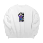 HeavySmokerのあいらぶあいこす Big Crew Neck Sweatshirt