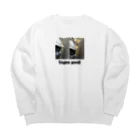 animal おのみちのエンジン　ヨシ！ Big Crew Neck Sweatshirt