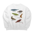 幻想水系branch　byいずもり・ようのSILHOUETTE AQUARIUM 02 Big Crew Neck Sweatshirt