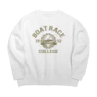 I LOVE BOAT RACE【アイ ラブ ボートレース】のカレッジロゴ風【競艇・ボートレース】 Big Crew Neck Sweatshirt