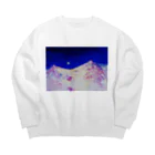 heyhhの山 Big Crew Neck Sweatshirt