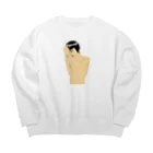 ビビットカラーアイテムズのがっぺムカつく君 Big Crew Neck Sweatshirt