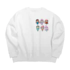 ♡シュガールズ♡の♡シュガールズ♡ Big Crew Neck Sweatshirt